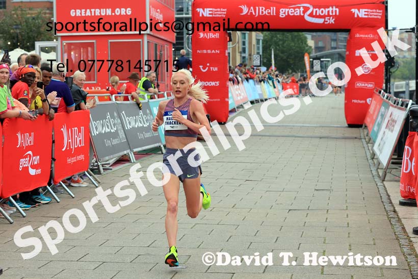 Womens 2024 UK Athletics 5k Road Champs., Newcastle/Gateshead Quayside.  Photo: David T. Hewitson/Sports for All Pics
